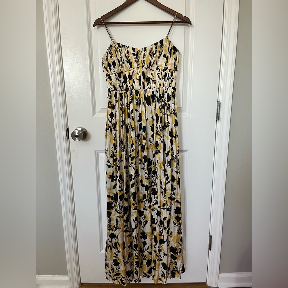 J.Crew Collection ruched maxi dress in luster georgette, size 2 - Picture 6 of 7